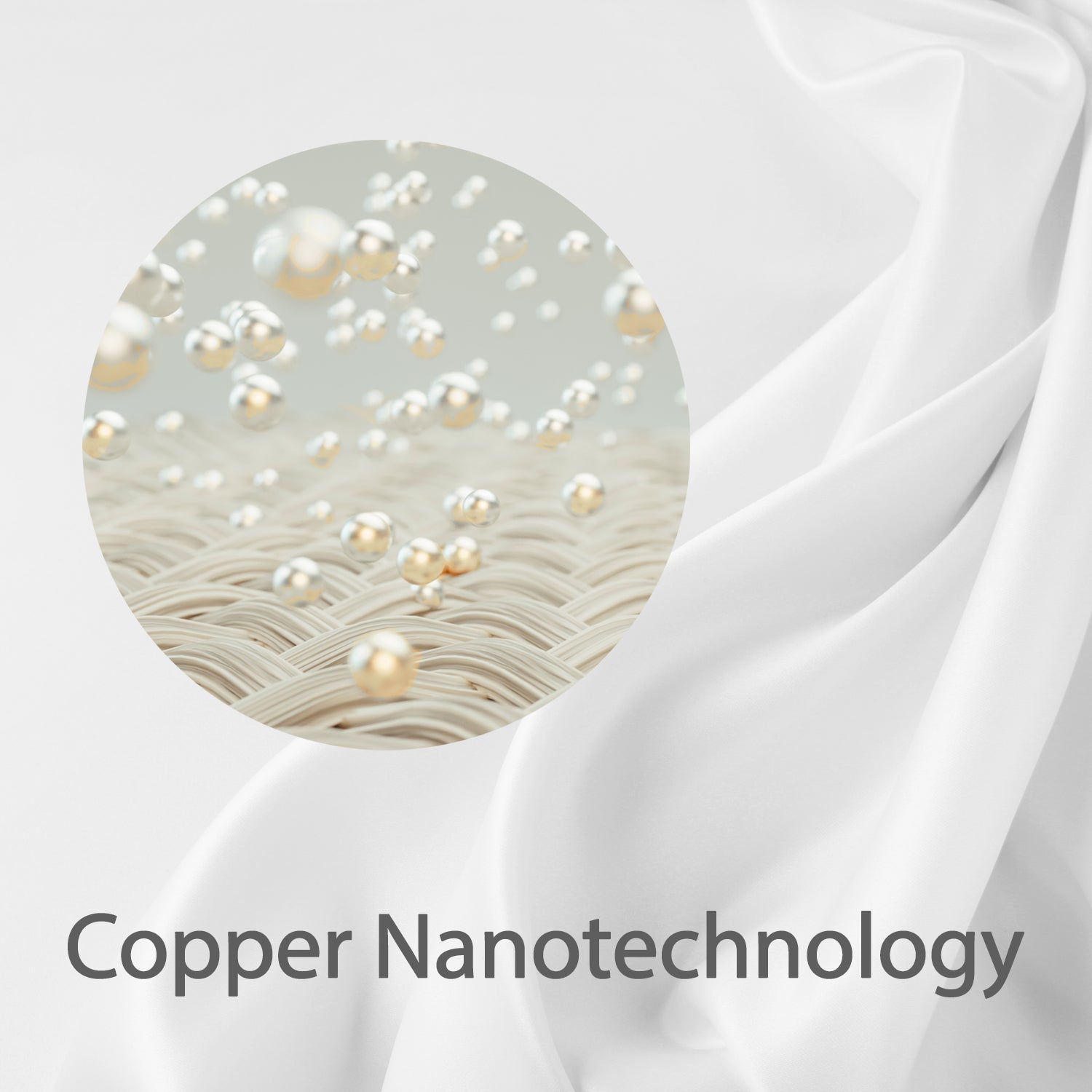 Copper Infused Cosmetic Pillowcase